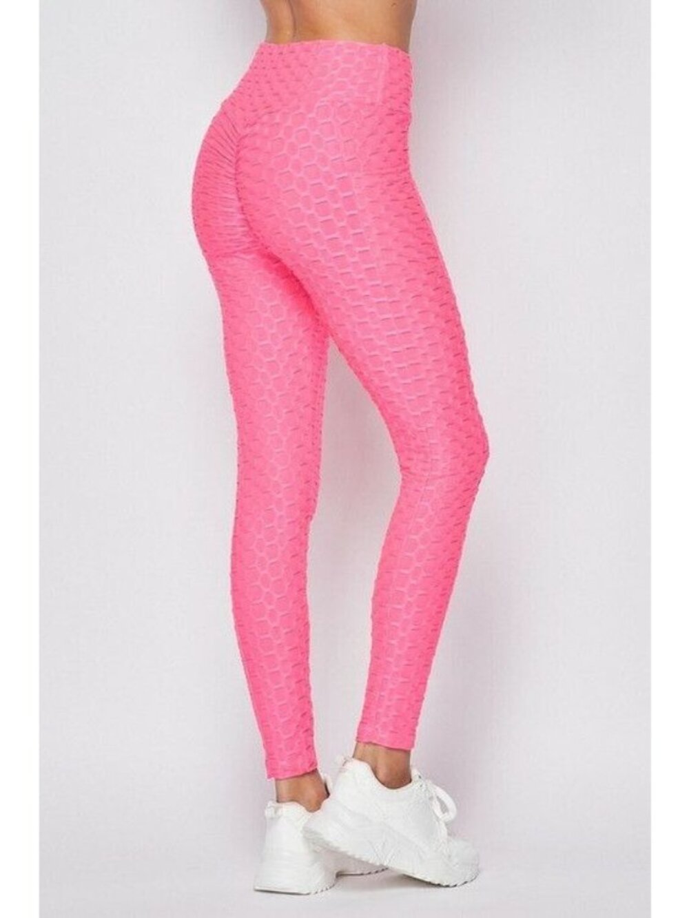 New Mix Leggings XL Scrunch Butt High Waist Pink Yoga Athleisure Gym NEW